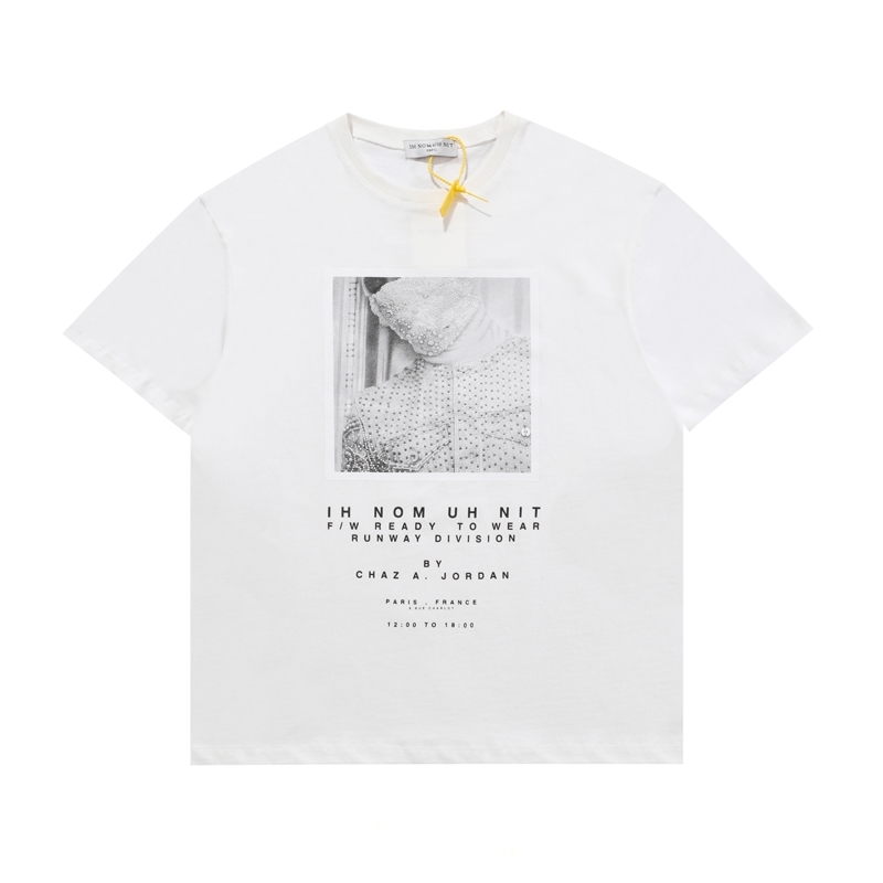 Ih Nom Uh Nit T Shirt Black Series Limited Edition Top Quality T-shirt Men Women Summer Dress 210420