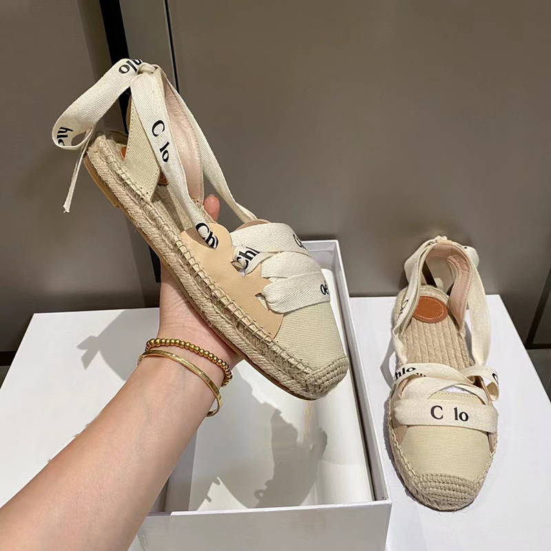 Women Ingrid Lace-up Espadrilles Straw Flat Sandals Top Quality Canvas Calfskin Mule Soft Tan Shoes Fishermen Rubber Bottom With Box 292, Color 4
Women Ingrid Lace-up Espadrilles Straw Flat Sandals Top Quality Canvas Calfskin Mule Soft Tan Shoes Fishermen Rubber Bottom With Box 292, Color 4