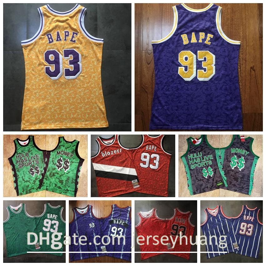 Men 93 BAPExMITCHELL & NESS Green Purple Yellow Red 1982 83 Classics Double Embroidered Jersey S-3xl, Black;red
Men 93 BAPExMITCHELL & NESS Green Purple Yellow Red 1982 83 Classics Double Embroidered Jersey S-3xl, Black;red