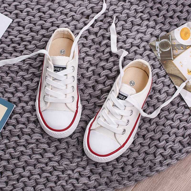 Children's Shoes Canvas Baby Girls Boys Sports Non-slip Rubber Sole Toddler Girl Sneakers Kids Y241030