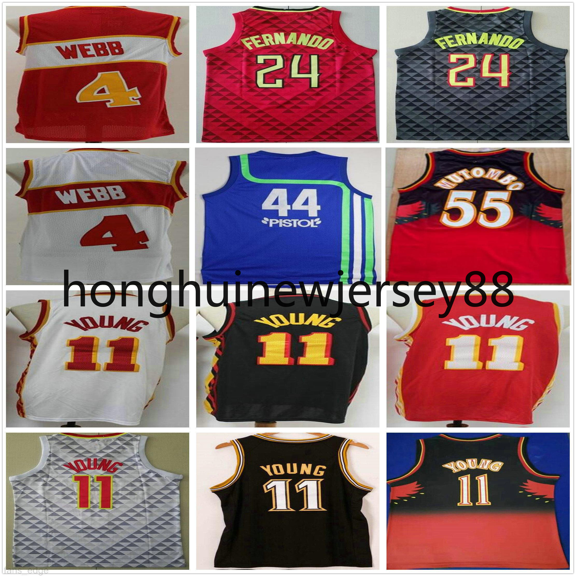 NCAA Atlanta Trae #11 Young Jersey 24 Bruno Fernando Red White Black Retro Vintage Wholesale Spud 4 Webb Hawks Basketball Jerseys
NCAA Atlanta Trae #11 Young Jersey 24 Bruno Fernando Red White Black Retro Vintage Wholesale Spud 4 Webb Hawks Basketball Jerseys