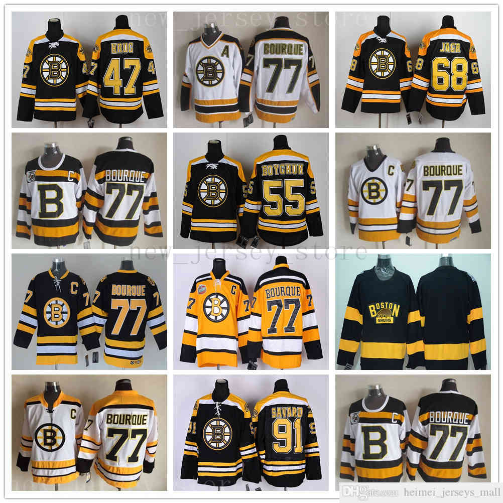 Vintage CCM 75th Boston Bruins 77 Ray Bourque Jersey Hockey Old RD 91 Marc Savard 68 Jaromir Jagr Johnny Boychuk Torey Krug Jerseys, As the picture
Vintage CCM 75th Boston Bruins 77 Ray Bourque Jersey Hockey Old RD 91 Marc Savard 68 Jaromir Jagr Johnny Boychuk Torey Krug Jerseys, As the picture
