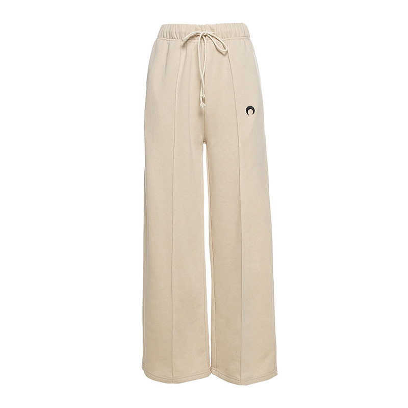 Casual Loose Wide Leg Pants Women Syle High Waisted Trousers Joggers Sweat Femme 210422