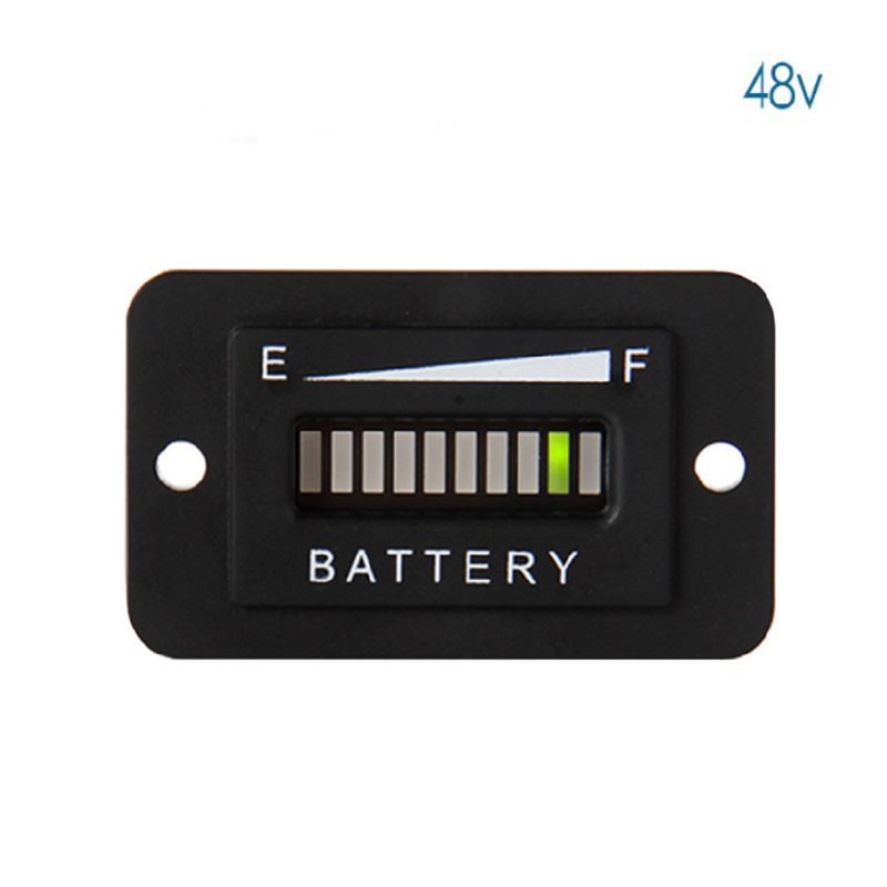 Battery Fuel meter Indicator LED 12-24V 36V 48V 72V for forklift golf carts