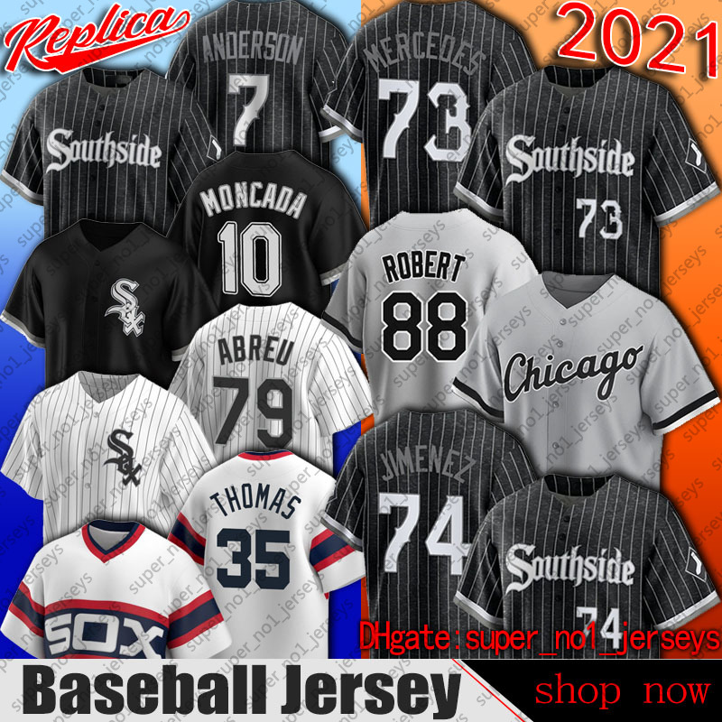 Southside City Connect 7 Tim Anderson 10 Yoan Moncada Jersey 79 Jose Abreu Yermin Mercedes Jerseys Luis Robert Eloy Jimenez Liam Hendriks, Man size m-xxxl (bw) 
Southside City Connect 7 Tim Anderson 10 Yoan Moncada Jersey 79 Jose Abreu Yermin Mercedes Jerseys Luis Robert Eloy Jimenez Liam Hendriks, Man size m-xxxl (bw)