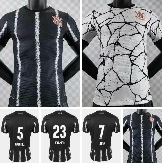 

Player version 2021 2022 corinth Soccer Jerseys 21 22 Corinthians gil GABRIEL Balbuena luan CASSIO JADSON SENNA KAZIM FAGNER CANTILLO jo football shirt, White