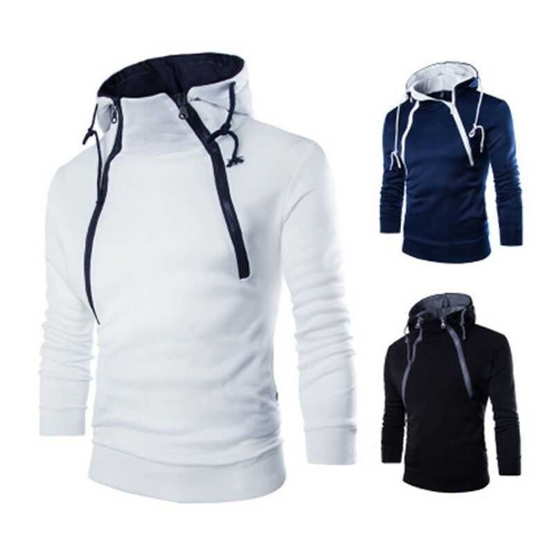 2021 Spring Men Turtleneck Hoodie Slim Hooded Solid Long Sleeve Sport Winter Autumn Warm Pullover Jackets Outwear, White
2021 Spring Men Turtleneck Hoodie Slim Hooded Solid Long Sleeve Sport Winter Autumn Warm Pullover Jackets Outwear, White