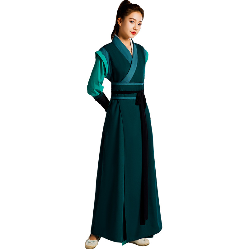Hanfu women ethnic clothing Tang Dynasty Costumes Chinese Folk Clothes Classical Swordsman Ancient Dress TV Film Cosplay stage wear