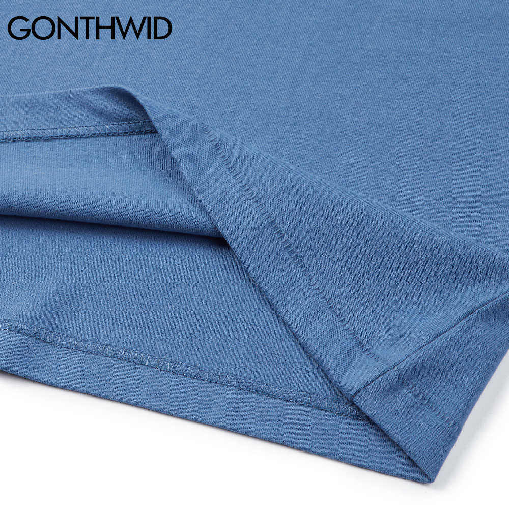 GONTHWID Tshirts Streetwear Harajuku Men Vintage Girl Poster Print Short Sleeve T-Shirts Casual Hip Hop Loose Cotton Tees Tops 210629