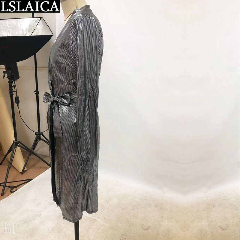 sale shirt dress women long sleeve V-neck sexy fashion bandage club elegant wild lace up office party 210515