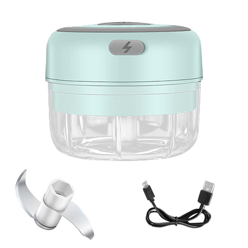100/250ml Mini Electric Garlic Masher Portable Food Press Mincer Seasoning Masher Spice Chopper Kitchen Accessories