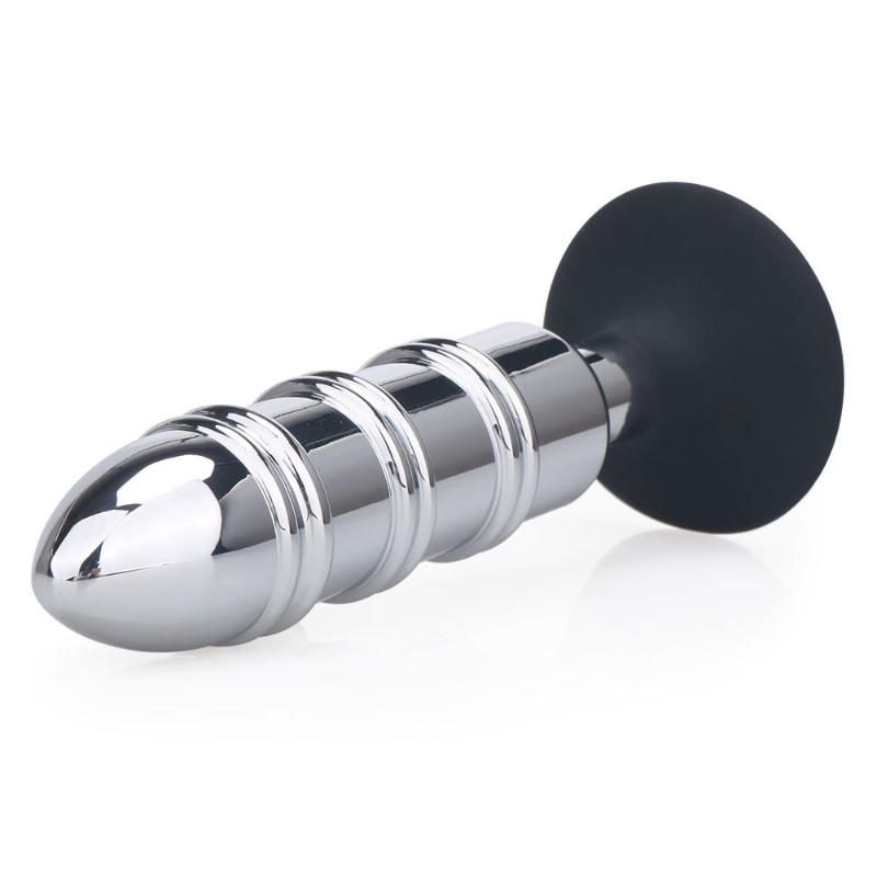 Sex Toys For Couples Design Large Size Suction Cup Metal Anal Beads Buplug Dildo SM Insert Toy Men Women Couple