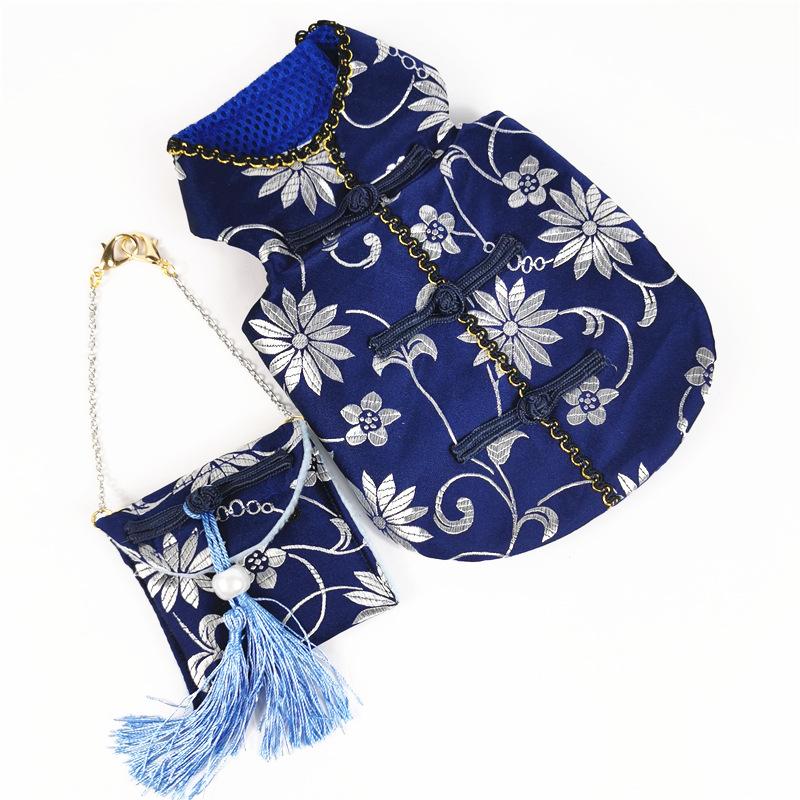 Dog Apparel Embroidery Clothes Bag Set Pet Cat Christmas Dress Vest Chinese Year,Tang Suit,Puppy For Small Medium, Normal vest 
Dog Apparel Embroidery Clothes Bag Set Pet Cat Christmas Dress Vest Chinese Year,Tang Suit,Puppy For Small Medium, Normal vest