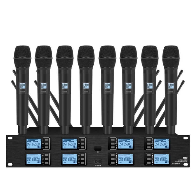 Professional UHF wireless microphone 8 channel handheld lavalier stage performance conference 210610
Professional UHF wireless microphone 8 channel handheld lavalier stage performance conference 210610