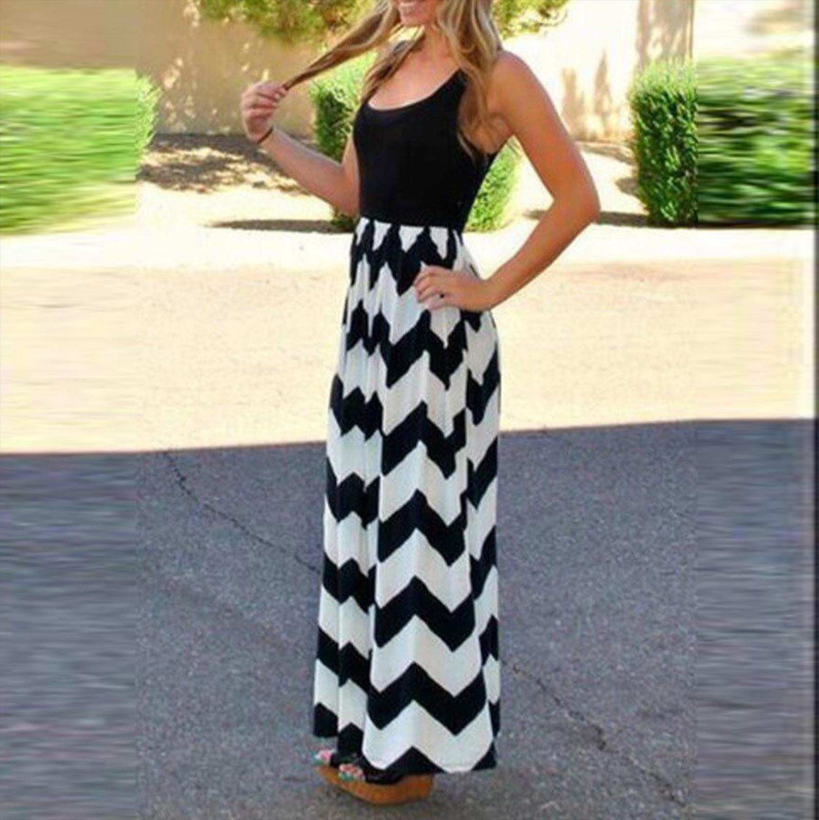 striped long boho beach women dresses summer sundrss maxi bodycon party l3, Black;gray
striped long boho beach women dresses summer sundrss maxi bodycon party l3, Black;gray