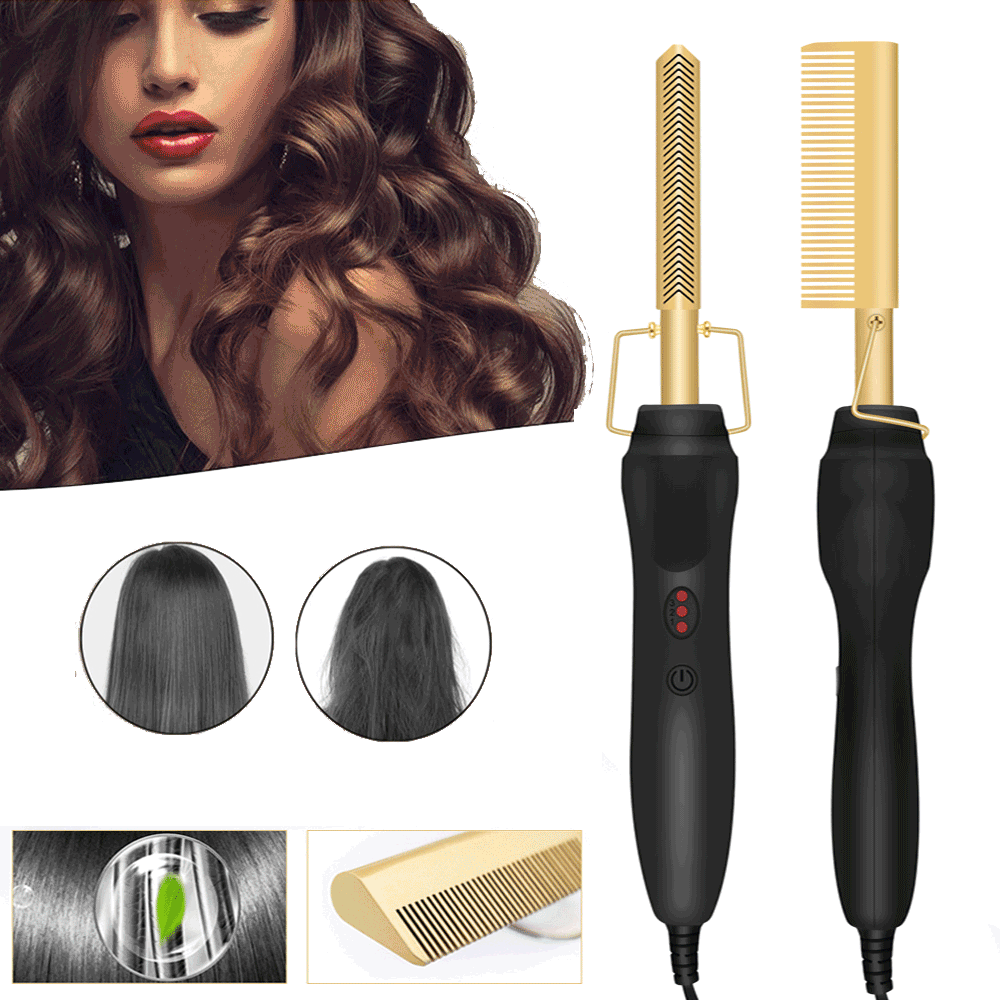 Professional Hair Straightener Flat Irons Straightening Brush Heating Pettine Beard Straight Styler Corrugation Curling Iron Curler Comb
Professional Hair Straightener Flat Irons Straightening Brush Heating Pettine Beard Straight Styler Corrugation Curling Iron Curler Comb