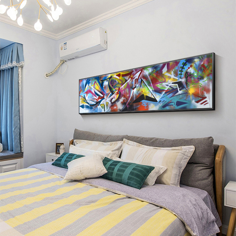 Huge Size Abstract Paintings Colorful Pictures For Living Room Wall Art Prints Poster Modern Decorative Canvas Art