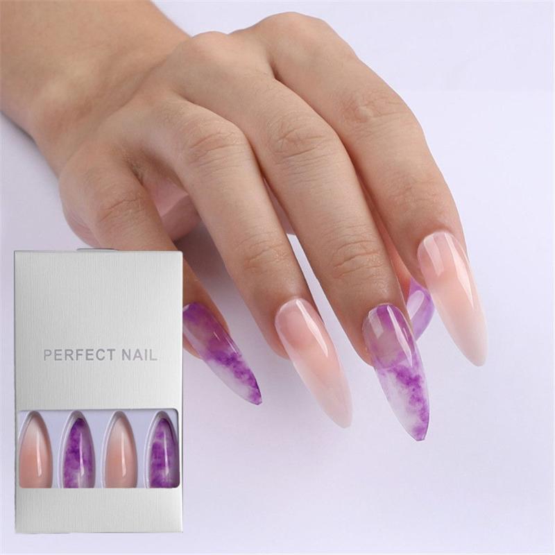 False Nails 24 Pcs Fashion Nail Art Gradient Color Long Paragraph Fake Ombre Press On, Red;gold
False Nails 24 Pcs Fashion Nail Art Gradient Color Long Paragraph Fake Ombre Press On, Red;gold