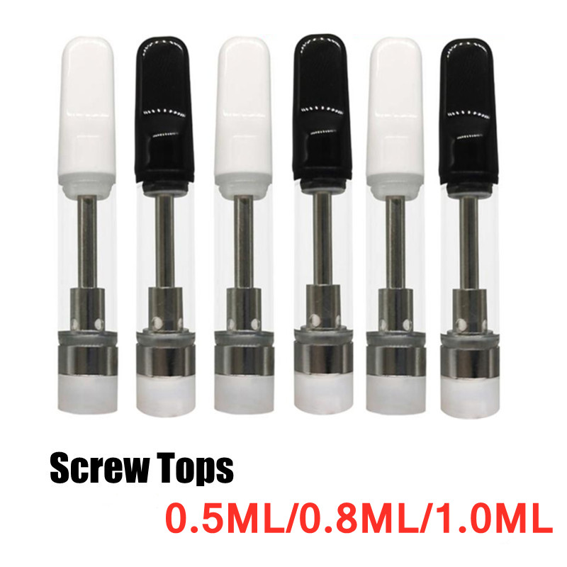 Ceramic Tops Carts Vape Cartridges 0.8ml .5ml 1.0ml TH205 Empty Ceramic Coil White Black Cartridge Thick Oil Vape Pen Atomizers 510 Thread Vaporizer for D8 4pc Oil-hole
Ceramic Tops Carts Vape Cartridges 0.8ml .5ml 1.0ml TH205 Empty Ceramic Coil White Black Cartridge Thick Oil Vape Pen Atomizers 510 Thread Vaporizer for D8 4pc Oil-hole