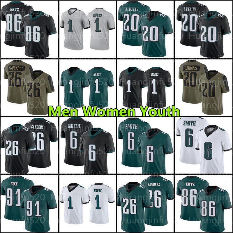 6 DeVonta Smith 1 Jalen Hurts Footabll Jersey 26 Miles Sanders Brandon Graham Mailata Fletcher Cox Zach Ertz Reagor Jason Kelce Gardner Minshew II Brian Dawkins, Youth jersey
6 DeVonta Smith 1 Jalen Hurts Footabll Jersey 26 Miles Sanders Brandon Graham Mailata Fletcher Cox Zach Ertz Reagor Jason Kelce Gardner Minshew II Brian Dawkins, Youth jersey
