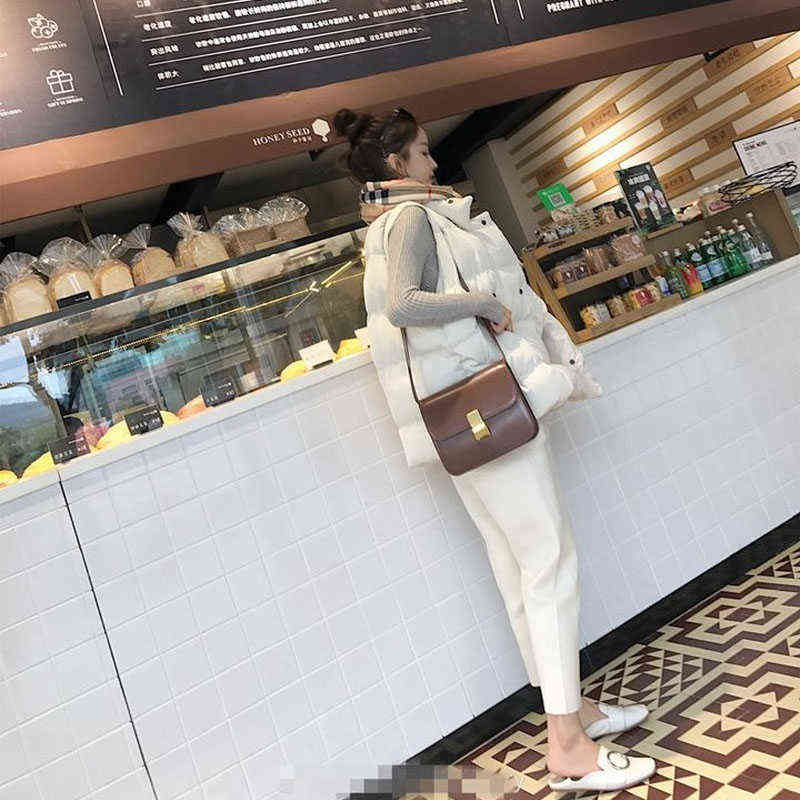 Spring Casual Elastic Waist Loose Women Woolen Pants Autumn Winter Harem Pants High Waist Plus Size Pocket Pantalon Femme 211112wtt