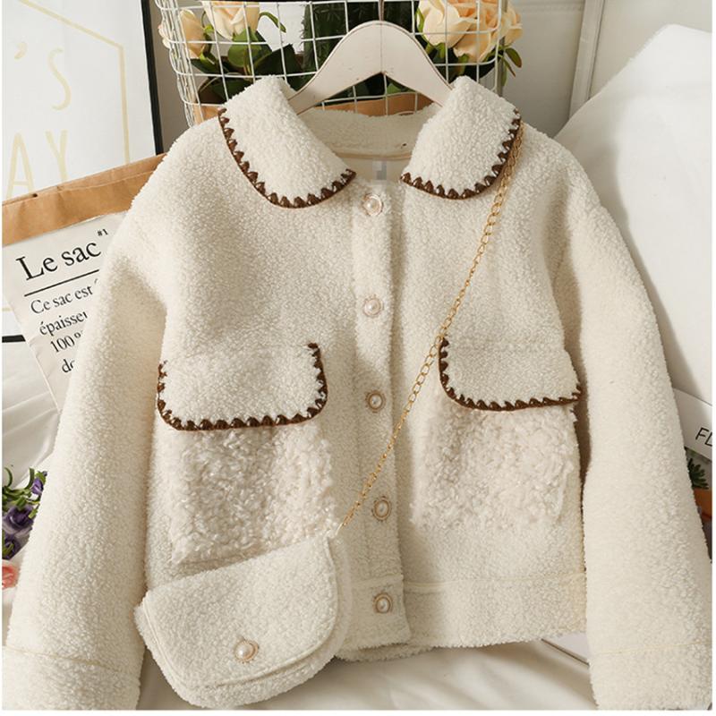 Women's Jackets Korean Style Elegant Lamb Wool Coat Women Long Sleeve Thick Winter Outwear Girls Sweet Cute Faux Fur, Black;brown
Women's Jackets Korean Style Elegant Lamb Wool Coat Women Long Sleeve Thick Winter Outwear Girls Sweet Cute Faux Fur, Black;brown