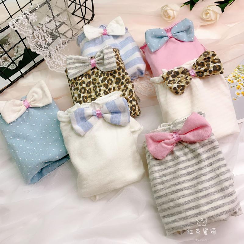 Women's Panties Cute Leopard Print Japanese Girl Small Fresh Cotton Ladies Student Briefs Ruffled Large Stretch Printing Fashion Bow, Black;pink
Women's Panties Cute Leopard Print Japanese Girl Small Fresh Cotton Ladies Student Briefs Ruffled Large Stretch Printing Fashion Bow, Black;pink