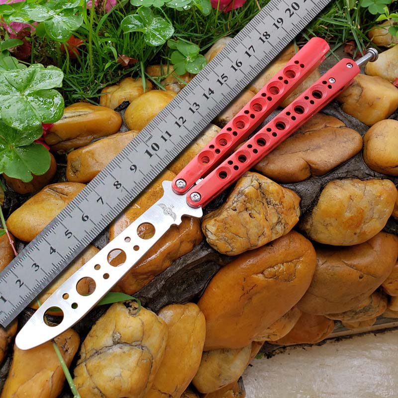 Theone Balisong BM40 Red Butterfly Training Knife BM42 BM43 BM47 BM51 Hom Bushing Trainer Swing Jilt Knives Snake Sea Monster Chimera Nautilus Squid
Theone Balisong BM40 Red Butterfly Training Knife BM42 BM43 BM47 BM51 Hom Bushing Trainer Swing Jilt Knives Snake Sea Monster Chimera Nautilus Squid