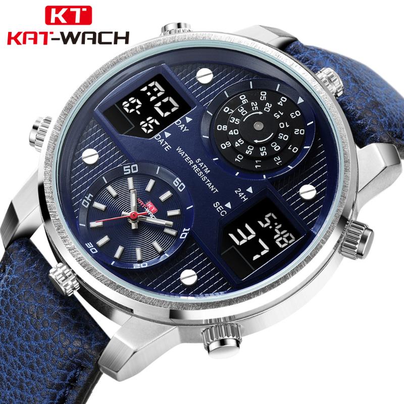 Casual Sports Quartz Watch Men Leather Analog Electronic Digital Military Watches Man Relogio Masculino Wristwatches, Slivery;brown
Casual Sports Quartz Watch Men Leather Analog Electronic Digital Military Watches Man Relogio Masculino Wristwatches, Slivery;brown