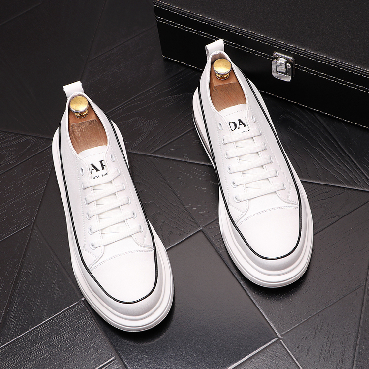 European Spring Men Shoes Handsome Lace-up Low Top Flat Loafers Luxury designer Vulcanize Walking Casual Sneakers B8, White
European Spring Men Shoes Handsome Lace-up Low Top Flat Loafers Luxury designer Vulcanize Walking Casual Sneakers B8, White