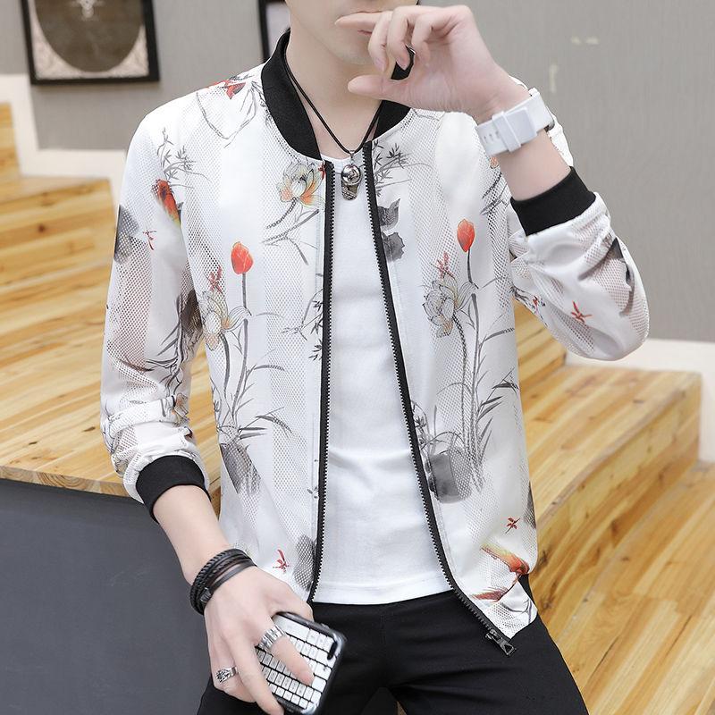 Spring Summer Mens Fashion Outerwear Windbreaker Men' S Thin Jackets Hooded Casual Sporting Coat Big Size Men's