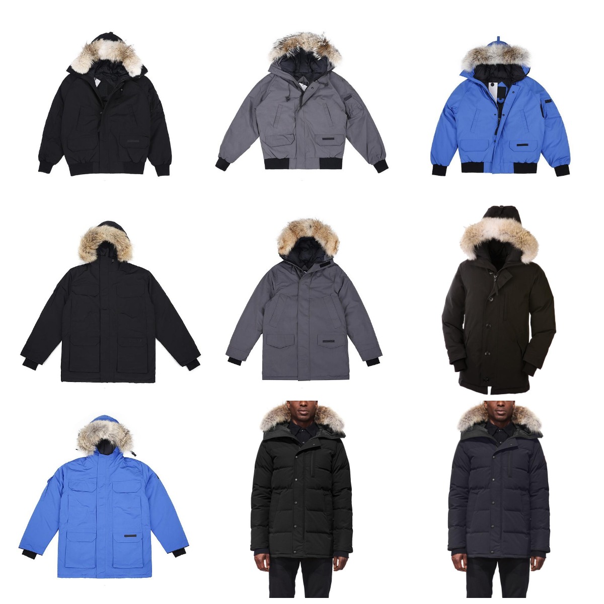New US Men Winter Down Jackets Chaquetas Thicken Wolf Fur Fluffy Hooded Zippers Coat Manteau Outdoor Clssic Good Quality Male Windproof Warm Parkas Size XS-2XL E0705, Dustbag
New US Men Winter Down Jackets Chaquetas Thicken Wolf Fur Fluffy Hooded Zippers Coat Manteau Outdoor Clssic Good Quality Male Windproof Warm Parkas Size XS-2XL E0705, Dustbag