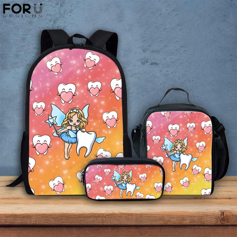 School Bags FORUDESIGNS Cartoon Dentist Tooth Set Kids Backpack Teenage Girls Bookbag Mochila Small Canvas Meal Gift
School Bags FORUDESIGNS Cartoon Dentist Tooth Set Kids Backpack Teenage Girls Bookbag Mochila Small Canvas Meal Gift