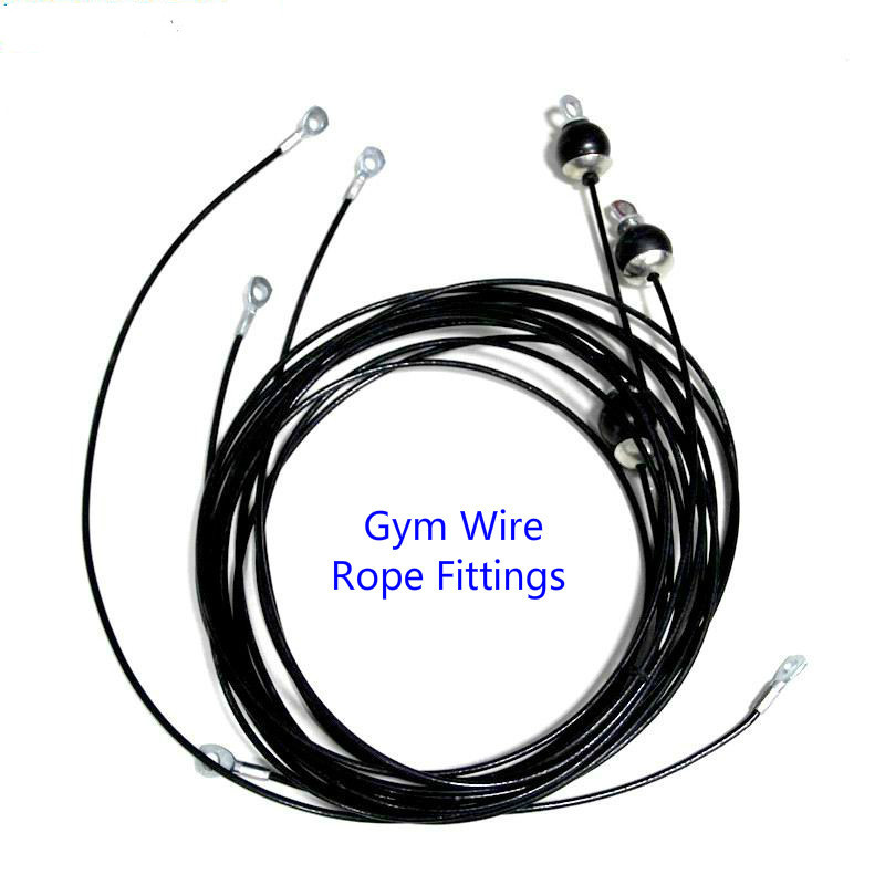 Fitness Equipment Accessories Cable Steel Wire Rope Assembly 5mm/6mm Head Accessory Set Pulley Gym Safety Stainless Corss Trainer LAT Pulldown Cables Replacement
Fitness Equipment Accessories Cable Steel Wire Rope Assembly 5mm/6mm Head Accessory Set Pulley Gym Safety Stainless Corss Trainer LAT Pulldown Cables Replacement