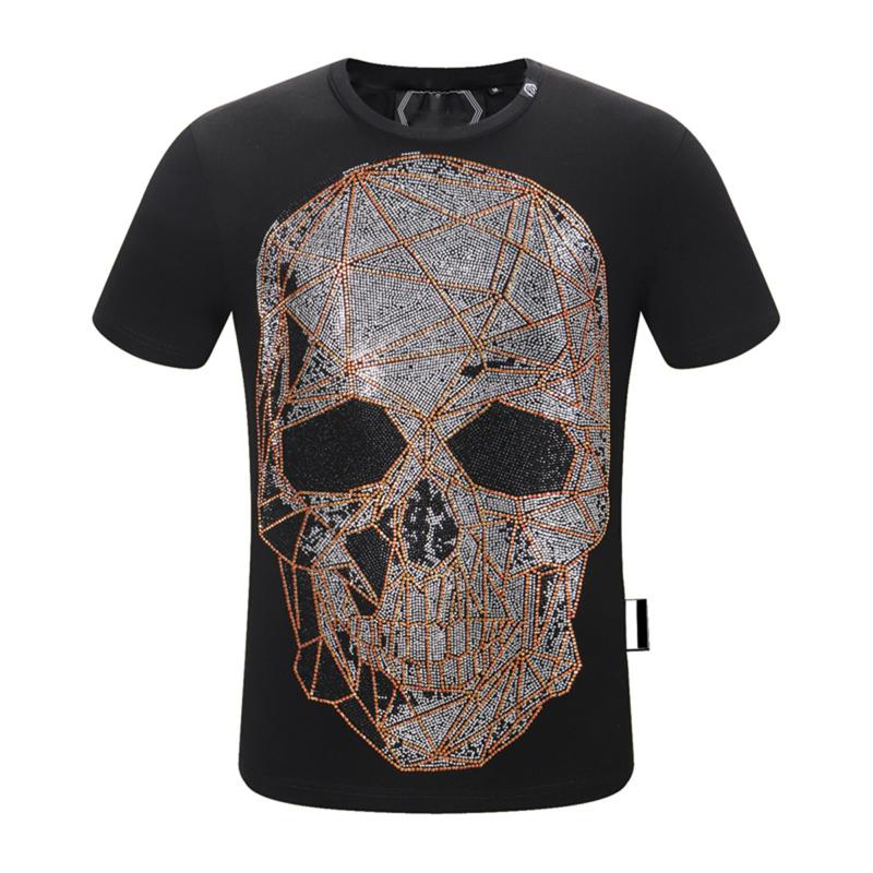 Men's T-Shirts 2021ss Summer Short Sleeve Fashion Men O-neck Fitness Casual Slim Tops PP Skulls Print Cotton Shirt, Black
Men's T-Shirts 2021ss Summer Short Sleeve Fashion Men O-neck Fitness Casual Slim Tops PP Skulls Print Cotton Shirt, Black