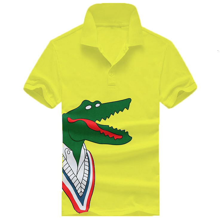 21 New French Fashion Men's and Women's College Style Trend Casual Crocodile Print Lapel Short Sleeve T-shirt Polo, White;black
21 New French Fashion Men's and Women's College Style Trend Casual Crocodile Print Lapel Short Sleeve T-shirt Polo, White;black