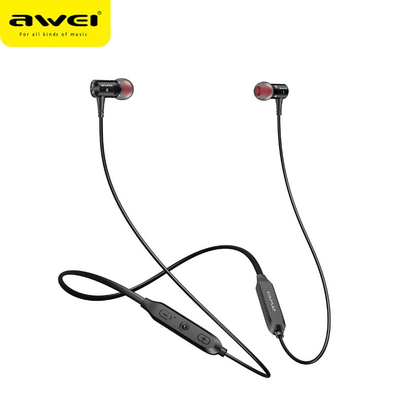 Headphones & Earphones Awei G40BL Wireless Bluetooth-compatible Neckband In-ear Sport Earbuds Long Time Play With Mic For Running Headphone
Headphones & Earphones Awei G40BL Wireless Bluetooth-compatible Neckband In-ear Sport Earbuds Long Time Play With Mic For Running Headphone