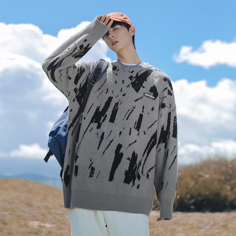 Men's Sweaters Autumn Winter Men Sweater 2021 Korean Fashion Young Casual Loose Graffiti O-Neck Couple Pullovers, White;black
Men's Sweaters Autumn Winter Men Sweater 2021 Korean Fashion Young Casual Loose Graffiti O-Neck Couple Pullovers, White;black