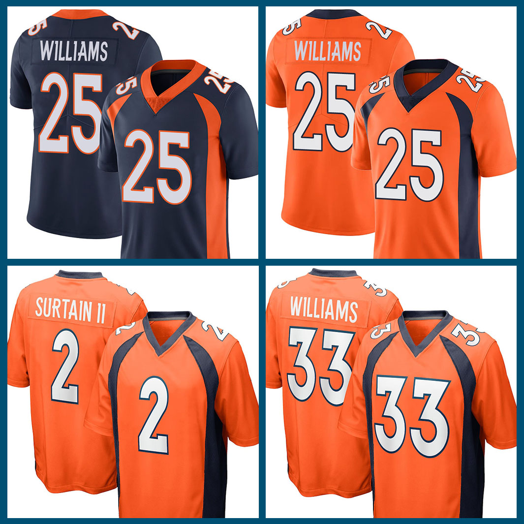 Denver Broncos NFL 25 Javonte Williams American football Jersey 2 Patrick Surtain II 33 Javonte Williams 10 Jerry Jeudy 31 Justin Simmons 58 Von Miller Bradley Chubb, Mens-yema
Denver Broncos NFL 25 Javonte Williams American football Jersey 2 Patrick Surtain II 33 Javonte Williams 10 Jerry Jeudy 31 Justin Simmons 58 Von Miller Bradley Chubb, Mens-yema