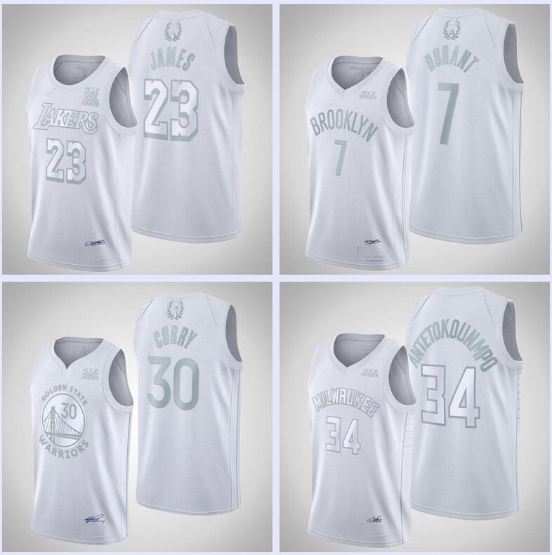 Men Basketball Jerseys MVP of the season 23 LeBron 7 Durant 30 Curry 34 Antetokounmpo sewing signature White commemorative jersey, 22
Men Basketball Jerseys MVP of the season 23 LeBron 7 Durant 30 Curry 34 Antetokounmpo sewing signature White commemorative jersey, 22