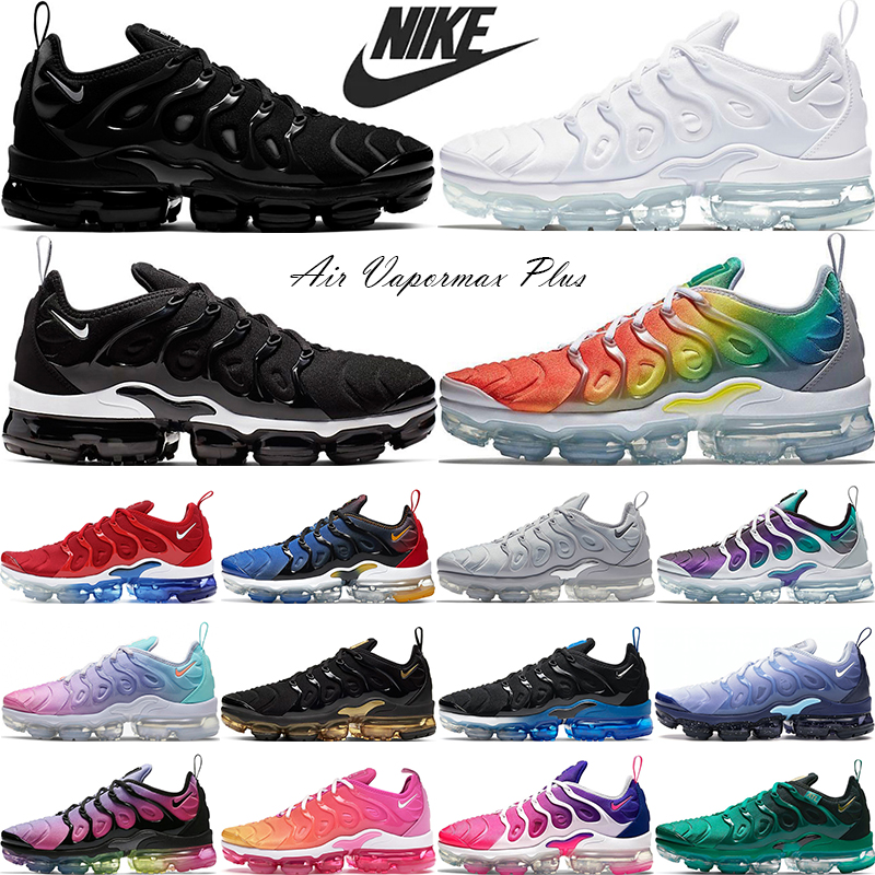 Nike Air Vapormax Plus Triple Black White running shoes USA DMP Superman Rainbow Cool Grey Psychic Pink mens womens sneaker trainer outdoor sports
Nike Air Vapormax Plus Triple Black White running shoes USA DMP Superman Rainbow Cool Grey Psychic Pink mens womens sneaker trainer outdoor sports