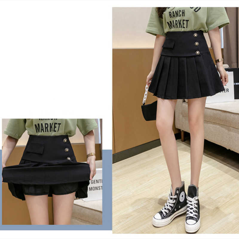 Korean Fashion Skirts High-waisted Woman Summer Patchwork Above Knee Mini Sexy Women Clothing White for Female 210604