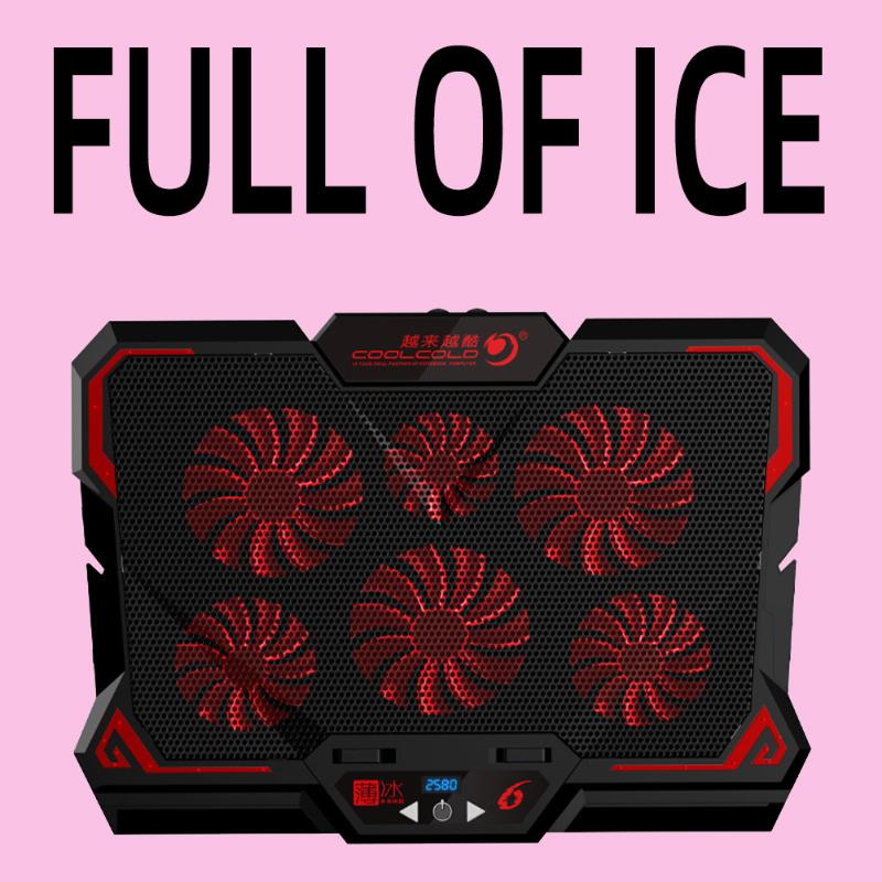 Heat Sink Laptop Cooler Cooling Pad Slim Portable USB Powered (6 Fans) Good Effect For Games Pads
Heat Sink Laptop Cooler Cooling Pad Slim Portable USB Powered (6 Fans) Good Effect For Games Pads
