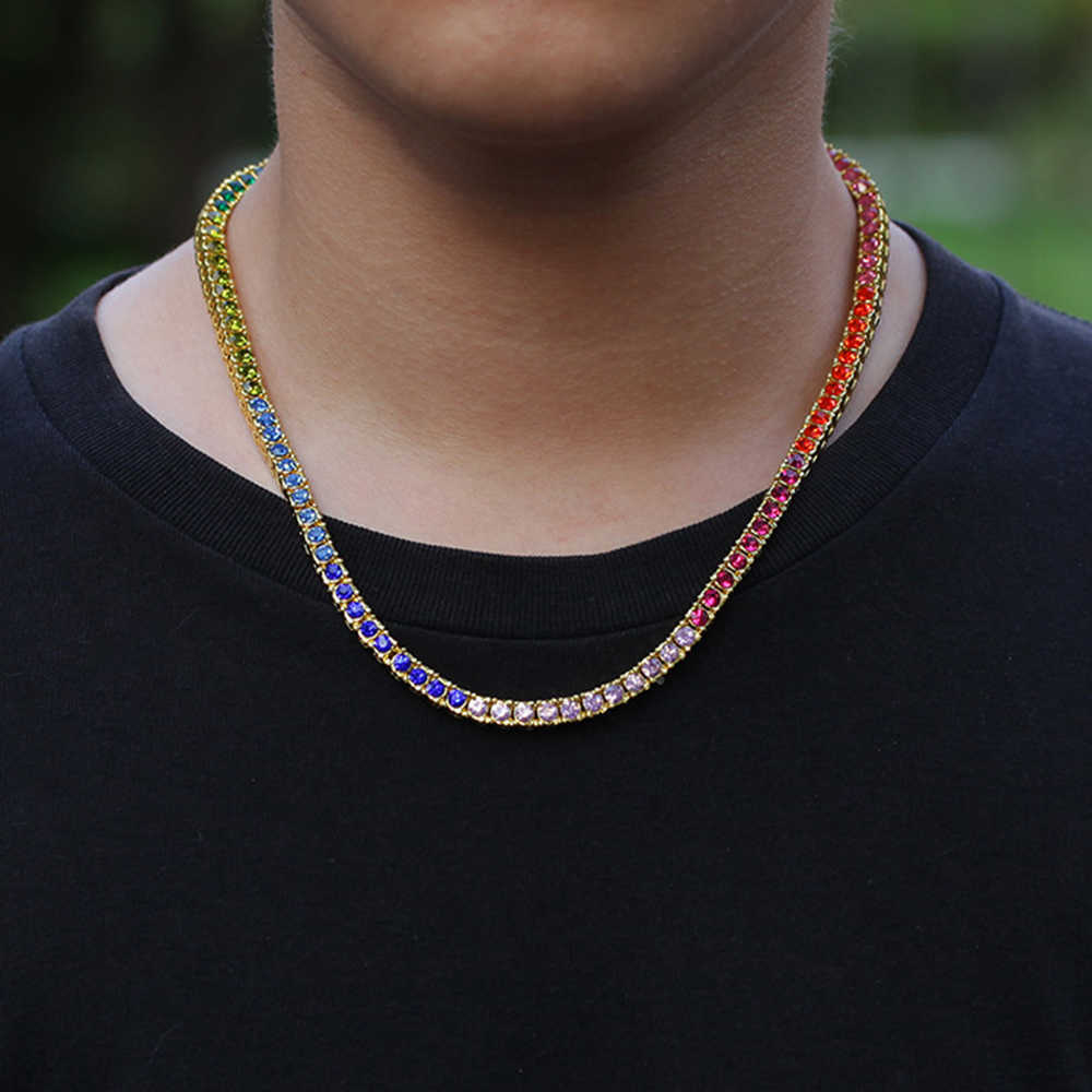 Custom 4mm Men Women Bling Colorful Zircon Rhinestone CZ Iced Out Hip Hop Link Tennis Chain Necklace Jewelry Gift
Custom 4mm Men Women Bling Colorful Zircon Rhinestone CZ Iced Out Hip Hop Link Tennis Chain Necklace Jewelry Gift