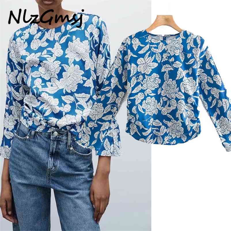 Blouse Women Spring Autumn Fashion Round Neck Printing Long Sleeve No Deduction Loose Elegant Women's Shirt 210628, As picture
Blouse Women Spring Autumn Fashion Round Neck Printing Long Sleeve No Deduction Loose Elegant Women's Shirt 210628, As picture