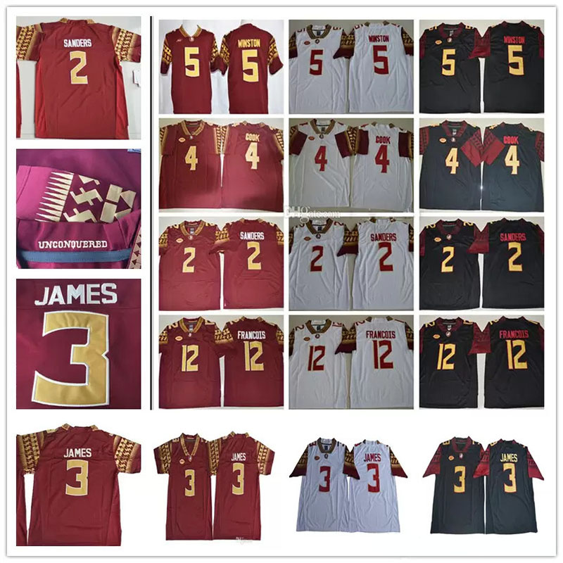 Mens FSU Florida State Seminoles college 3 Derwin James 2 Deion Sanders 12 Deondre Francois 4 Dalvin Cook 5 Jameis Winston NCAA Football Jerseys, Black
Mens FSU Florida State Seminoles college 3 Derwin James 2 Deion Sanders 12 Deondre Francois 4 Dalvin Cook 5 Jameis Winston NCAA Football Jerseys, Black
