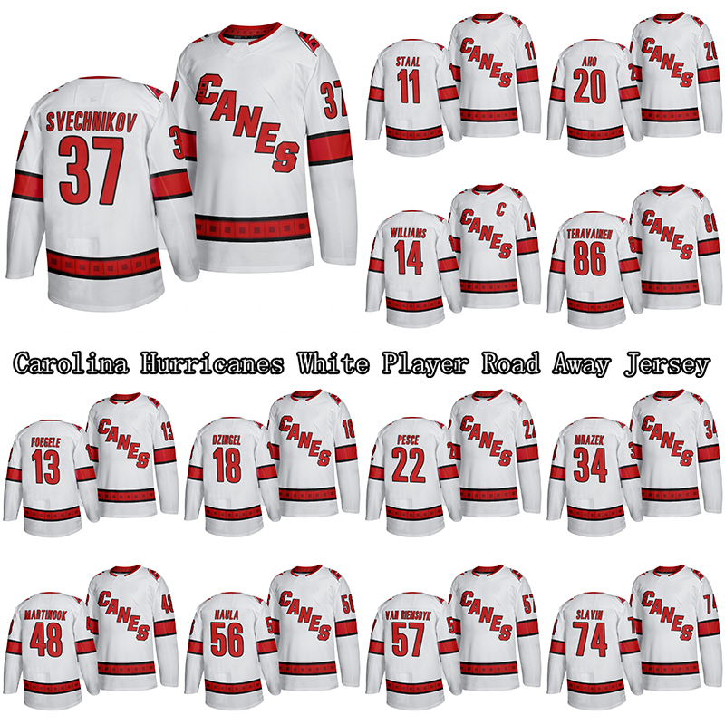 37 Andrei Svechnikov Coutom Carolina Hurricanes Jersey 20 Sebastian Aho 74 Jaccob Slavin 48 Martinook (A) 16 Vincent Trocheck Hockey Jerseys, Black;red
37 Andrei Svechnikov Coutom Carolina Hurricanes Jersey 20 Sebastian Aho 74 Jaccob Slavin 48 Martinook (A) 16 Vincent Trocheck Hockey Jerseys, Black;red