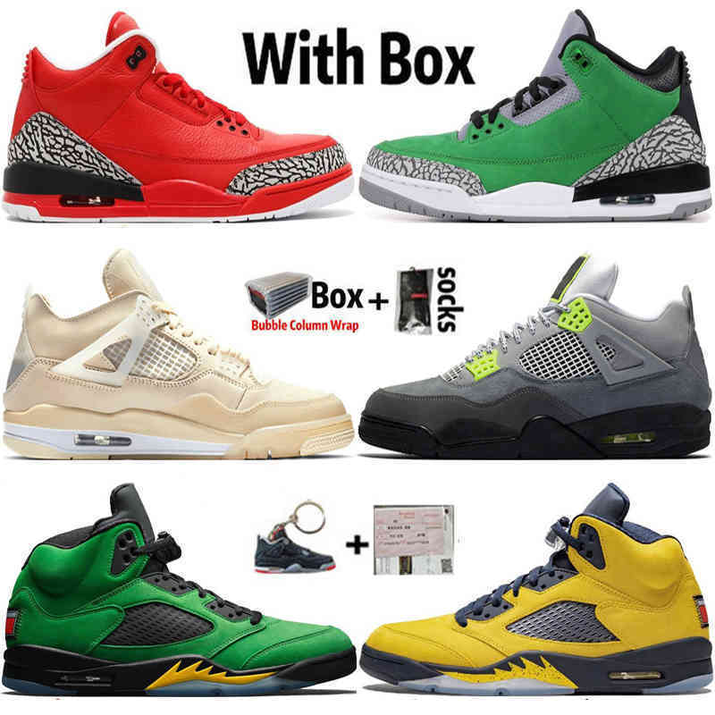 2021 High OG jumpman 4 4s Sail Neon Mens Basketball Shoes 3 3s Grateful Tinker 5 5s Michigan Air Trainers Retro Sports Sneakers, 32
2021 High OG jumpman 4 4s Sail Neon Mens Basketball Shoes 3 3s Grateful Tinker 5 5s Michigan Air Trainers Retro Sports Sneakers, 32