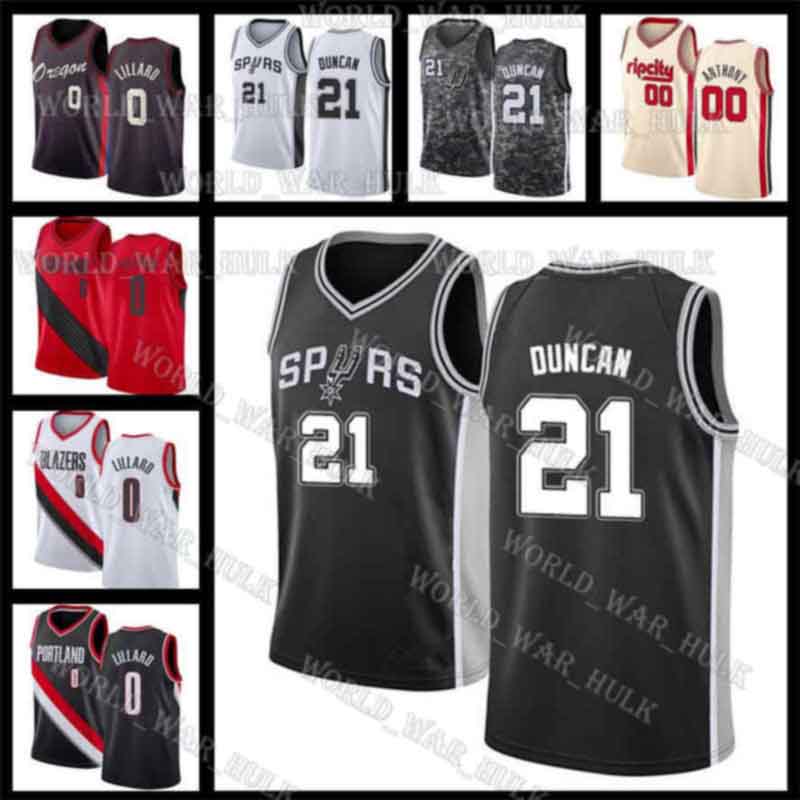 Carmelo 00 Anthony San Portland Antonio Trail Spurs Blazers Damian 0 Lillard Tim 21 Duncan 2021 2022 New Stitched Basketball Jerseys, Jersey
Carmelo 00 Anthony San Portland Antonio Trail Spurs Blazers Damian 0 Lillard Tim 21 Duncan 2021 2022 New Stitched Basketball Jerseys, Jersey