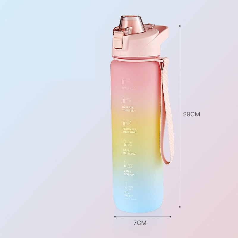 Sports Water Bottle Summer Large-capacity Plastic Cup Portable cages bicycle accessories